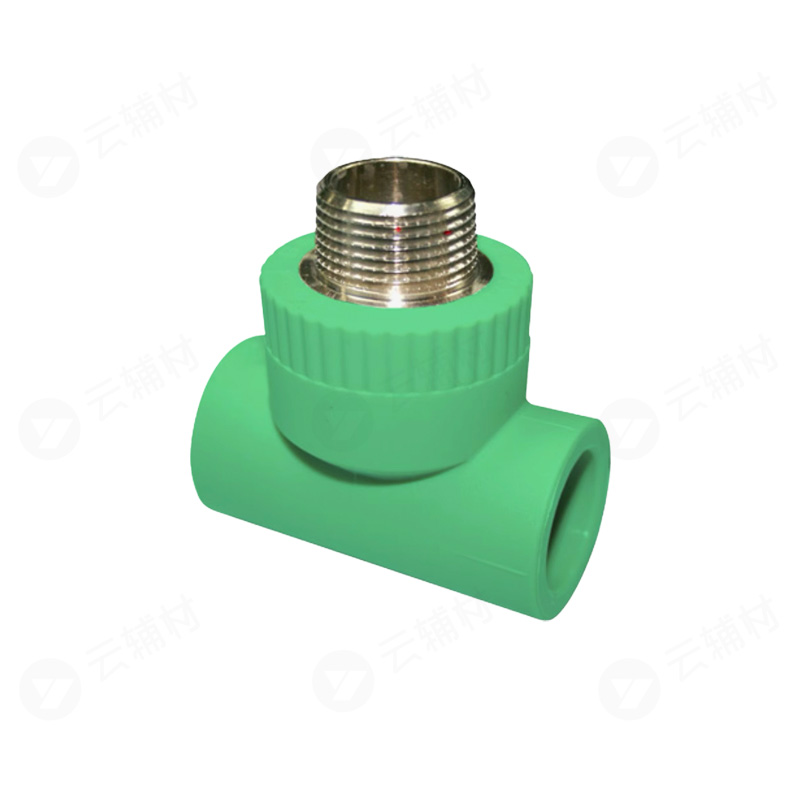 爱康绿色PPR 外螺三通25*1/2