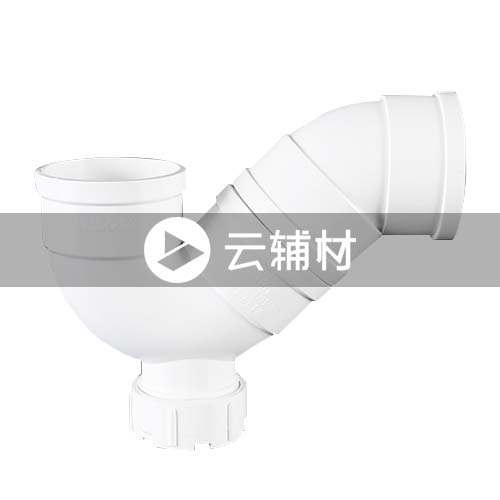 联塑PVC-U 圆底P型存水弯110带口