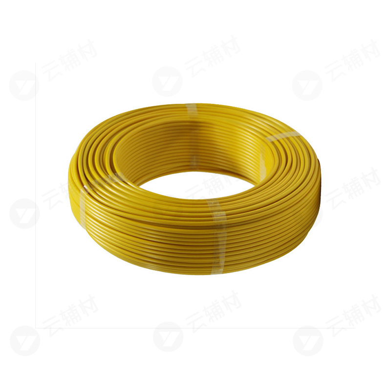 武汉二厂ZCBVR6.0^阻燃电线 黄 100米（整卷出不剪）
