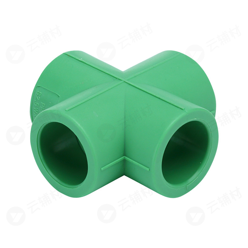 伟星绿色PPR 过桥四通25mm