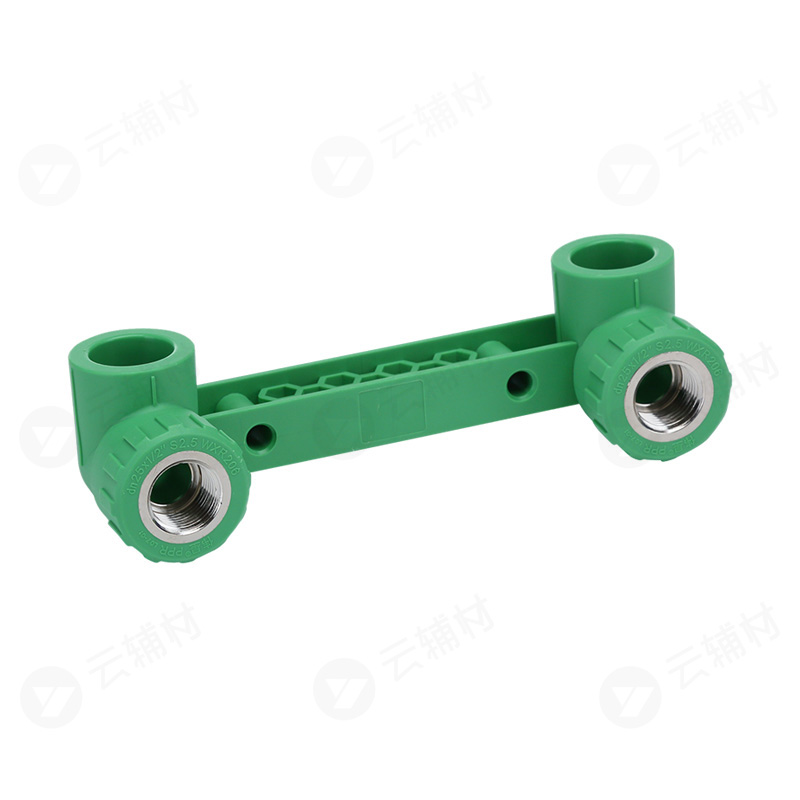 伟星绿色PPR 连体双内螺弯头20*1/2