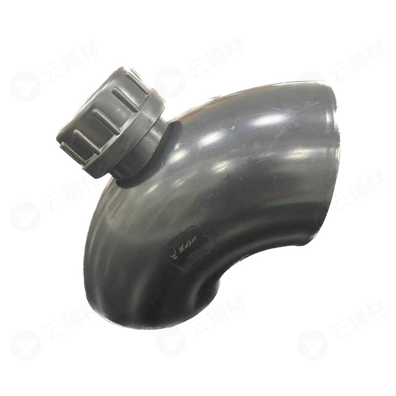 金牛HDPE排水用管件 带检查口90°弯头
dn50（75个/箱)