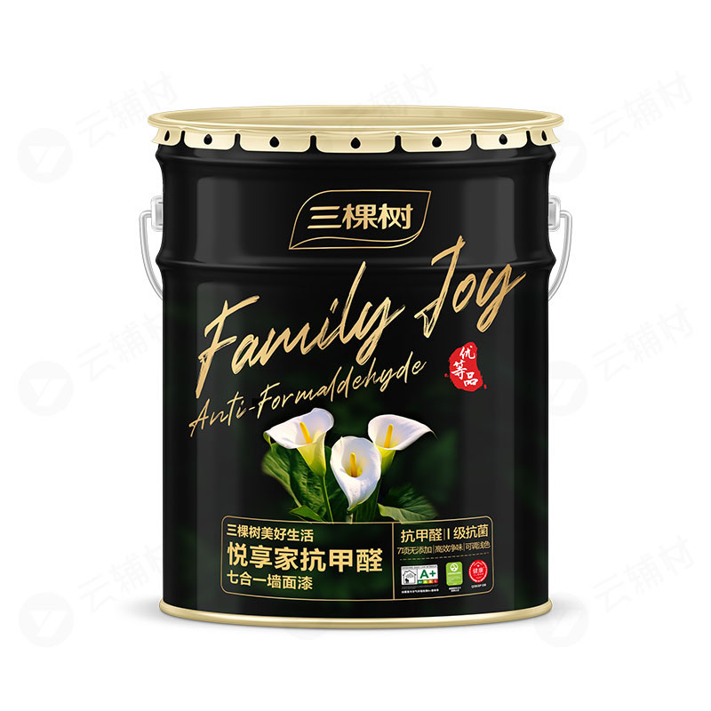 三棵树 悦享家抗甲醛七合一墙面漆 15L