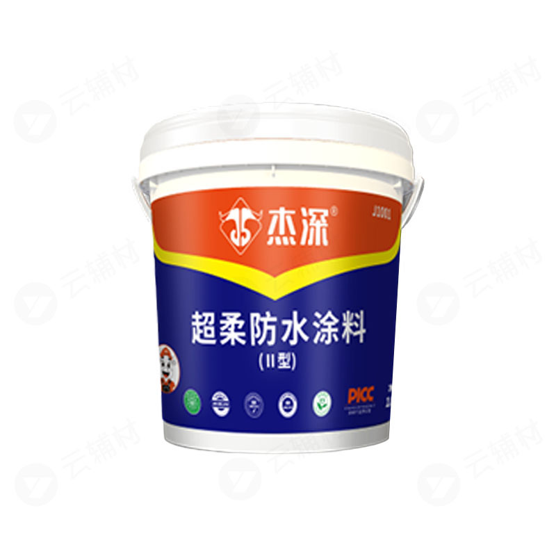 杰深超柔防水涂料(II型）双组份1:2(蓝色)18KG